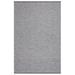 Gray 40 x 39 x 0.4 in Area Rug - Lofy Bloom Grey Geometric Polyester Chenille Kilim Area Rug Bs-Lxs-Dizayn-1061 Metal | Wayfair