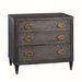 Oliver Home Furnishings 3 - Drawer Dresser Wood in Brown/Gray | 30 H x 34 W x 20 D in | Wayfair 1130-26