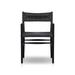 Corrigan Studio® Lisbel Teak Patio Dining Armchair Wood in Black | 34 H x 22 W x 23 D in | Wayfair 1FBB637A252E4AC292556067B60682AD