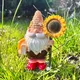 Statue de gnome décoratif en résine ornement de jardin artisanat de gnome cadeau de jour