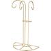 The Holiday Aisle® 3 Arm Ornament Stand, 11.25" H x 6.75" W x 3.75" D Metal in Yellow | 11.25 H x 6.75 W x 3.75 D in | Wayfair
