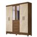 Latitude Run® Marlay Armoire Wood in Brown | 80.31 H x 69.68 W x 18.5 D in | Wayfair BBE28185048D4F78B9B53014EB392854