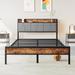 17 Stories Symaya Upholstered Platform Bed Upholstered in Black | 38.78 H x 81.26 W x 54.53 D in | Wayfair 7773B31381E74EB68ED9EBB35762F73D