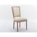 Ophelia & Co. Trabelsi Linen Side Chair Dining Chair in Brown | Wayfair 080C38F988D14831A2E986EC9F933526