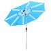 Arlmont & Co. Rodenal 106.3" Lighted Market Umbrella, Steel | 91.8 H x 106.3 W x 106.3 D in | Wayfair F5F0DFD601AB427281F2F589E66BF3CD