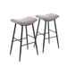 George Oliver 32.08" Bar Stool Metal in Brown | 32.08 H x 19.29 W x 15.15 D in | Wayfair 7BC411BBF64346EB93021A32DDE94493