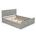 Gracie Oaks Braeton Storage Panel Headboard Bed Wood in Gray | 38.7 H x 63.9 W x 81.9 D in | Wayfair 3A3E717D0379408EAAAE4F183BA6D05A