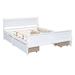 Red Barrel Studio® Dimya Queen Storage Standard Bed Wood in White | 35.4 H x 63 W x 87.5 D in | Wayfair 101D2D8638B34F129DDCBE62A11BAD06