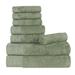 Latitude Run® Ludivina Rayon From Bamboo Cotton Blend Eco-Friendly Hypoallergenic Soft Solid 8 Piece Bathroom Towel Set Cotton Blend | Wayfair