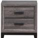 Red Barrel Studio® Lyne Metal Nightstand Wood/Metal in Gray | 25 H x 24 W x 16 D in | Wayfair 36889F4A12AF4A86BE5B71B625CAEDA8