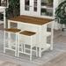 17 Stories Tacori Rectangular 43.31" L x 27.56" W Dining Set Wood in White | 34.33 H in | Wayfair 2589C236436F453AADFE4DEF47B252E9