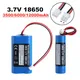 3.7V 18650 3500/6000/12000mAh Lithium 24.com batterie Rechargeable Pour Pêche Lumière LED Bluetooth