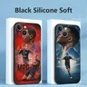 Coque de téléphone en silicone Smile Star Kylian Mbappé Coque pour iPhone 15 14 11 Pro Max 13