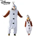 Disney Frozen OlPG Snowman Cosplay Costume Anime Pyjama Combinaison Blanche Robe de Soirée Smile