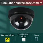 DUNIFake-Caméra de vidéosurveillance avec lumière LED rouge clignotante vidéosurveillance de