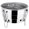 Brittop-Barbecue Portable Pliable Rouille Degré Foyer Fournitures De Cuisine Barbecue À Charbon