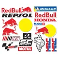 Autocollants Red Bull Racing pour Honda Logo F1 Ktm Décalcomanies