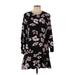 Tanya Taylor Casual Dress - DropWaist: Black Print Dresses - Women's Size 6