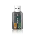 5.1 Canale audio Scheda audio USB indipendente Computer esterno per sostituire la scheda audio USB del notebook PCI Interfaccia da USB a audio