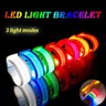LED leuchtende Armband Konzert Party Bar leuchtende Armband Klett verschluss LED leuchtende Sport