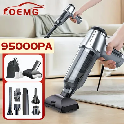 95000PA Auto Staubsauger Leistungsstarke Reinigung Maschine Auto Zubehör Hause Auto Roboter Drahtlose Reiniger Appliance Starke Saug Image