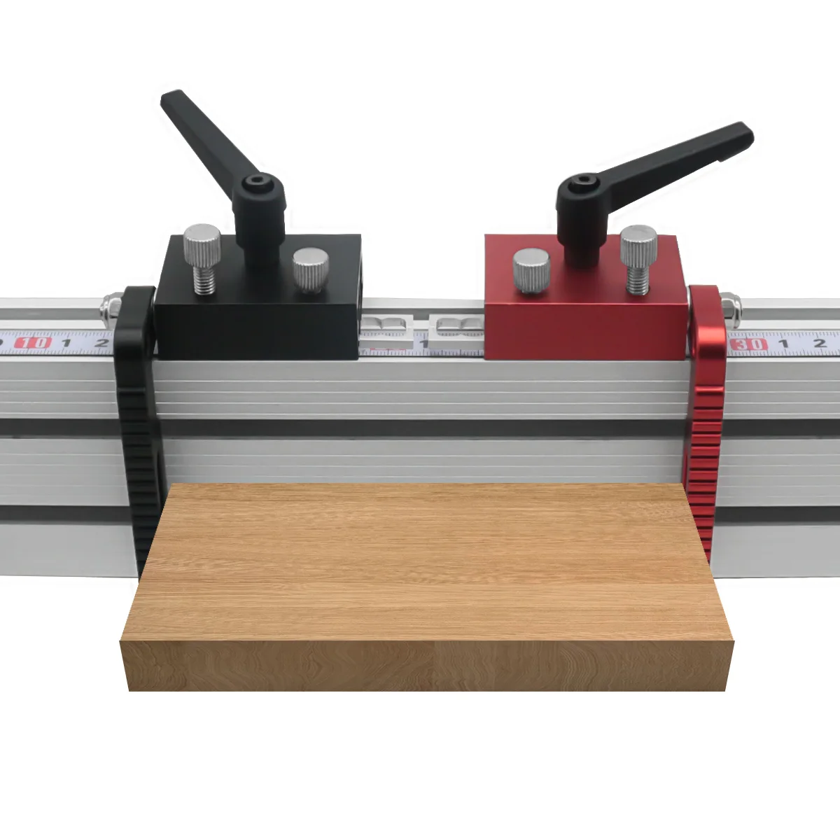 Gehrungsschienen-Stopp, T-Nut-Stopp aus legiertem Stahl, verstellbarer Zaun-Flip-Stopp, präzise Längenbegrenzungsgerät, Holzbearbeitungswerkzeug Image