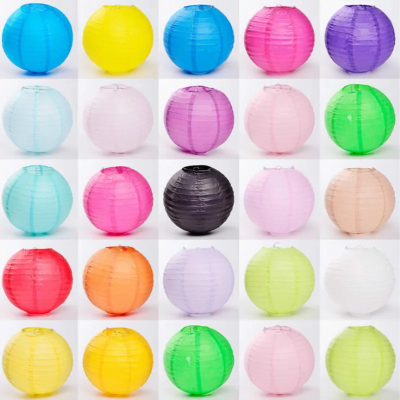 10/15/20/25/30/35/40cm chinesische/japanische Papier laternen Baby party Dekoration Papier kugeln Geburtstags feier Dekor Handwerk Hochzeit DIY Image
