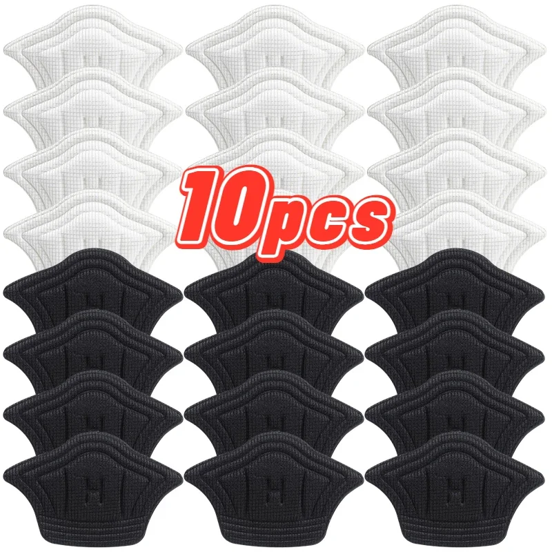 10 pezzi solette per tallone per scarpe patch cuscinetti per tallone per scarpe sportive dimensioni regolabili piedi pad sottopiede scarpa protezione tallone adesivo posteriore