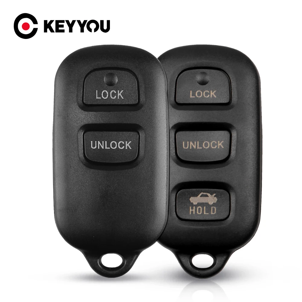 Keyyou Ersatz Remote Auto Schlüssel Shell Fall Anhänger 2007 1 Taste für Toyota Highlander Camry Solara Corolla Sienna- Image