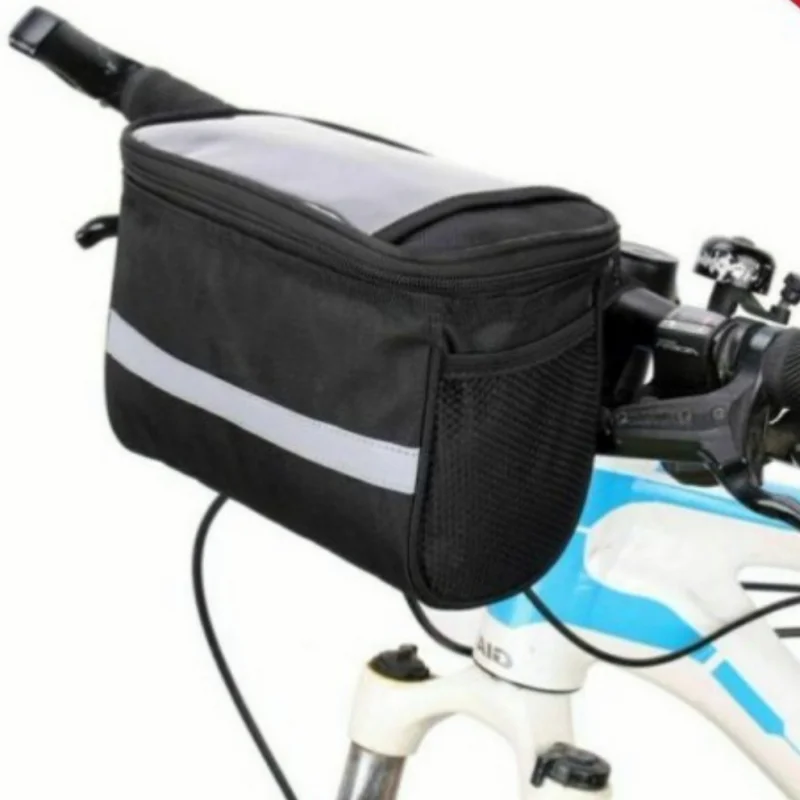 Fahrrad Vorne Lenker Tasche Fahrrad Rahmen Pannier Organizer Tasche MTB Wasserdichte Telefon Taschen Multifunktions Tragbare Schulter Tasche Image