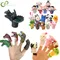 Baby Plüsch Spielzeug Finger Puppen erzählen Geschichte Requisiten Tiere Familie Dinosaurier Puppe