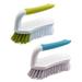 Scrub Brush Heavy Duty Scrub Brush Cleaning brush for shower bathroom Carpet Kitchen and bathtub - Yellow green + new blue