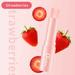 Fankiway Honeys Moisturizing Lip Balm Strawberry Peach Colorless Moisturizing Base Lip Gloss Fade Lip Lines Hydrating Prevention Dry & Cracked Lip Scrubs Lip Care