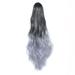 Alaparte Wig Clip Ponytail Mid-length High Temperature Silk Wig Sweet Synthetic Curly Wig