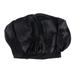 Elastic Sleep Large Size Round Large Rims for Sleep Shower Bathing Black