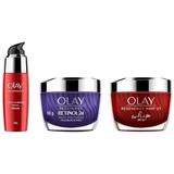 Olay Night Cream: Regenerist Retinol 24 Moisturiser 50 g&Olay Regenerist SPF Whip Cream 50 ml&Olay Regenerist Microsculpting Serum