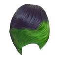 Skpblutn Human Hair Wig Fashion Women s Sexy Full Wig Short Wig Full Cover Bang Wig Styling Cool Wig Headband Wigs Green