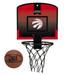 Franklin Sports NBA Toronto Raptors Mini Over the Door Basketball Hoop - Kids Indoor Mini Basketball Hoop with Basketball - NBA Fan Shop Mini Hoop for Bedroom + Office - Over the Door Mini Hoop Set