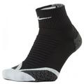 Nike Men s Golf Elite Cushioned Quarter Socks sz 6 (14-16) Black Reflective Running