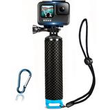 Waterproof Floating Hand Grip Compatible with GoPro Hero 11 10 9 8 7 6 5 4 3+ 2 1 Session Black Silver Handler & Handle