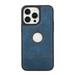 Decase iPhone 12 Pro Max Phone Case PU Leather Ultra Slim Fit Logo View Luxury Elegant Business Anti-Scratch Cover Shell for iPhone 12 Pro Max Blue