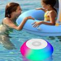 QTOCIO Bluetooth Speaker Colorful Light Effect Waterproof Bluetooth Speaker Floating Mini Portable Wireless Speaker RGB Mini Sound 360Â° HiFi Sound Quality