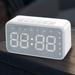 QTOCIO Bluetooth Speaker Mirror Digital Alarm Clock Wireless Bluetooth Speaker Alarm Clock Good Sound Quality Long Battery Life Perfect Desktop Companion