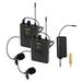 UHF Wireless Microphone System - Includes Body-pack Microphone and Receiver with 6.35mm Plug and 3.5mm Adapter Suitable for Speaker Audio Mixer and DVD