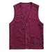 Mifelio Womens Vest Adult Postulant Activity Vest Supermarket Vests Clerk Workwear Vests for Women 2024 Purple2 L