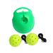 Baoblaze Pickleball Trainer with Pickleball Ball Cord Sports Pickleball Training Tool green