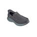 Extra Wide Width Men's Skechers® Casual Go-Walk Flex Slip-Ins by Skechers in Grey (Size 10 WW)