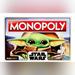Disney Toys | Monopoly: Star Wars The Child Edition Board Game For Kids And Families | Color: Green | Size: Osbb
