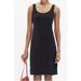 Madewell Dresses | Madewell Black Silk Lookout Dress Size Small Back Tie | Color: Black | Size: Xs