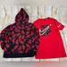 Nike Shirts & Tops | Nike Boys Hoodie Sweatshirt & T Shirt Fired Up Lot Of 2 Size M Red & Black | Color: Black/Red | Size: Mb
